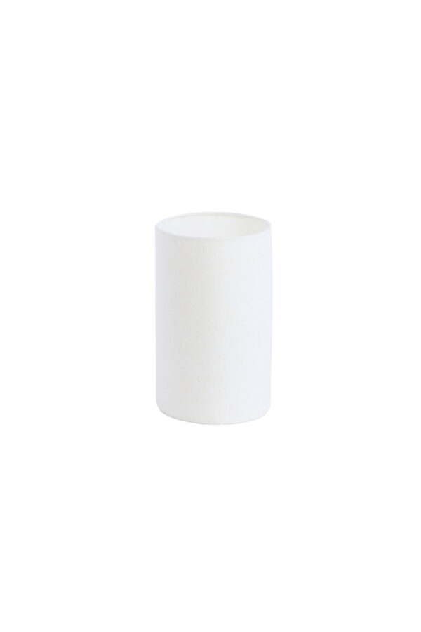 Witte stoffen lampenkap cilindrisch Light & Living Livigno - H 19 cm - Image 5