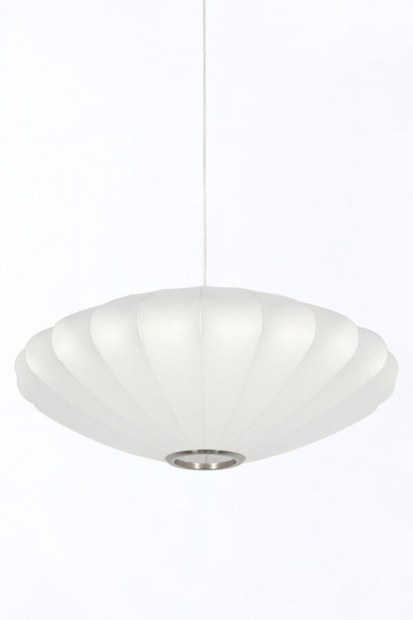Schelpvormige witte hanglamp Light & Living Fay - Ø 60 cm - Image 5