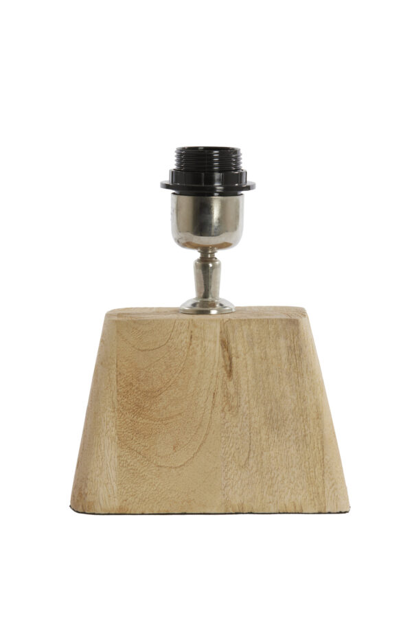 Houten lampenvoet met metalen fitting Light & Living Kardan - H 21 cm - Image 2