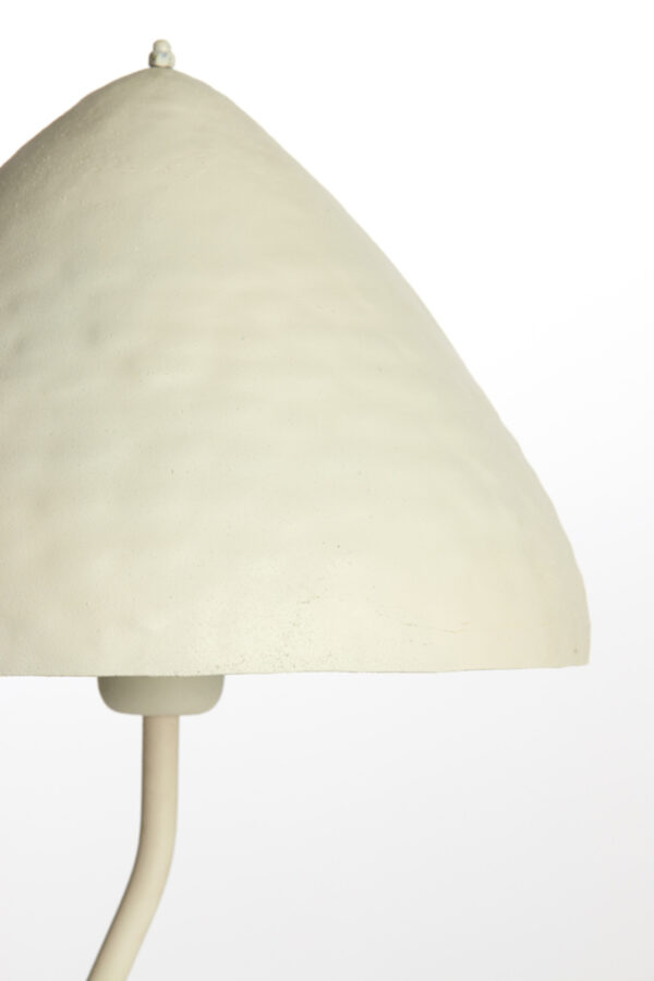 Witte japandi gebogen paddenstoel Light & Living Elimo - H 50 cm - Image 5