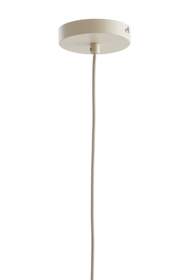 Moderne beige stoffen hanglamp Light & Living Elati - Ø 29 cm - Image 8