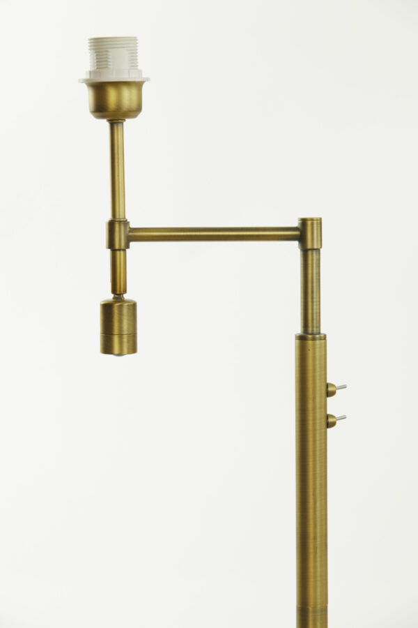 Klassieke brons armatuur met leeslampje Light & Living Montana - H 140 cm - Image 5