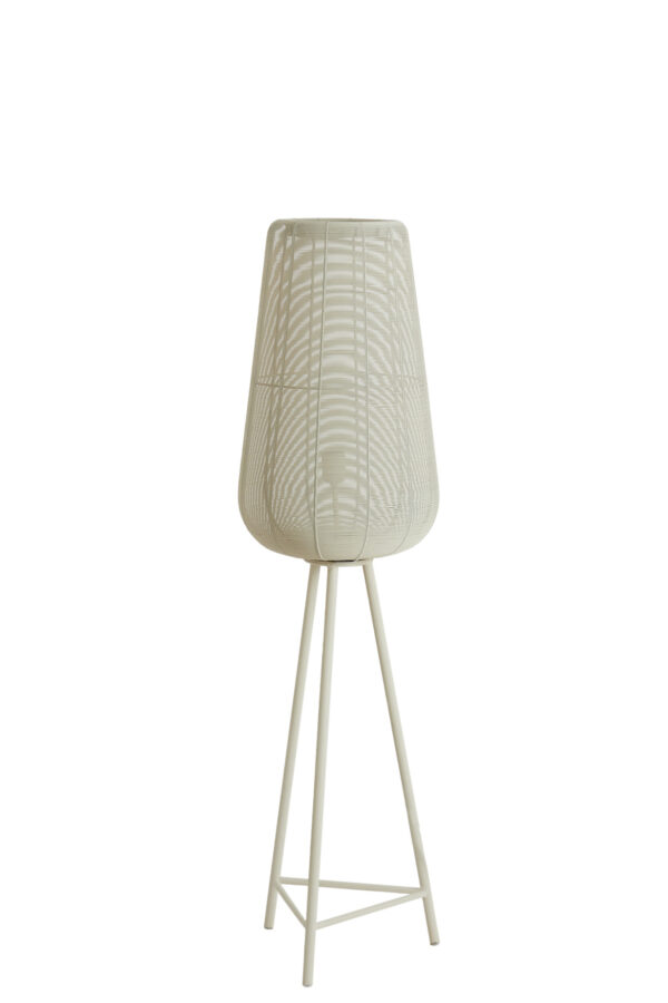 Beige stoffen vloerlamp in stijlvol ontwerp Light & Living Adeta – H 135 cm - Image 2