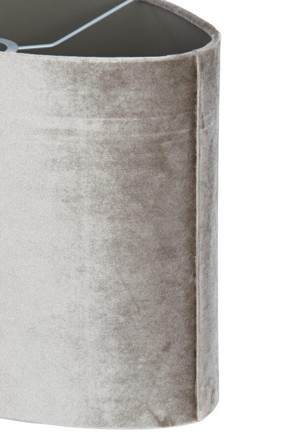 Cilindervormige lampenkap in taupe fluweel Light & Living Palata - H 22 cm - Image 7