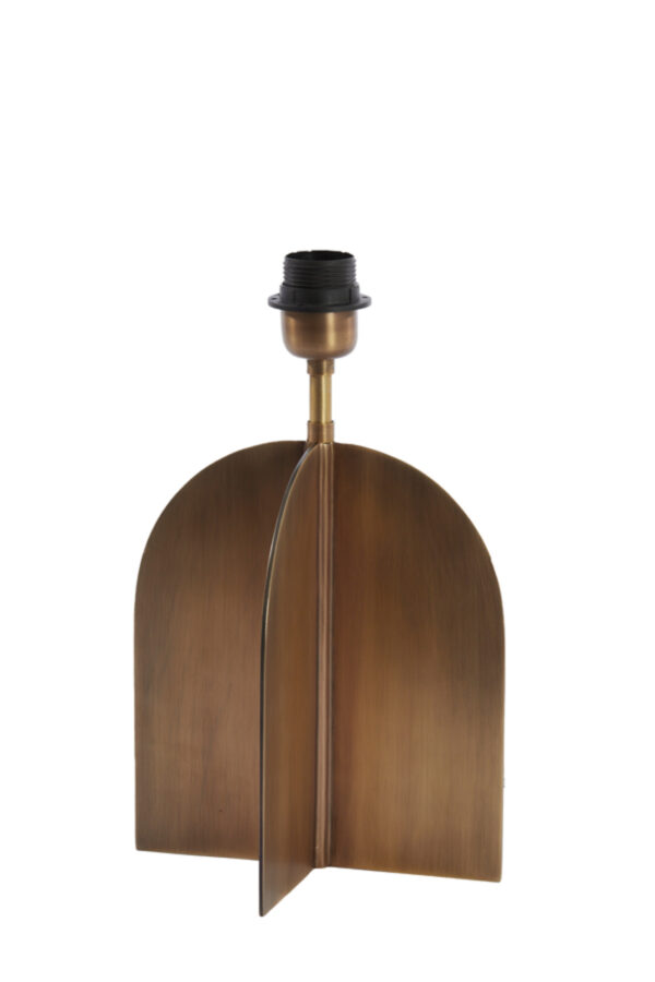 Metaalbruine tafellamp Light & Living Molago in modern design – H 29 cm - Image 2