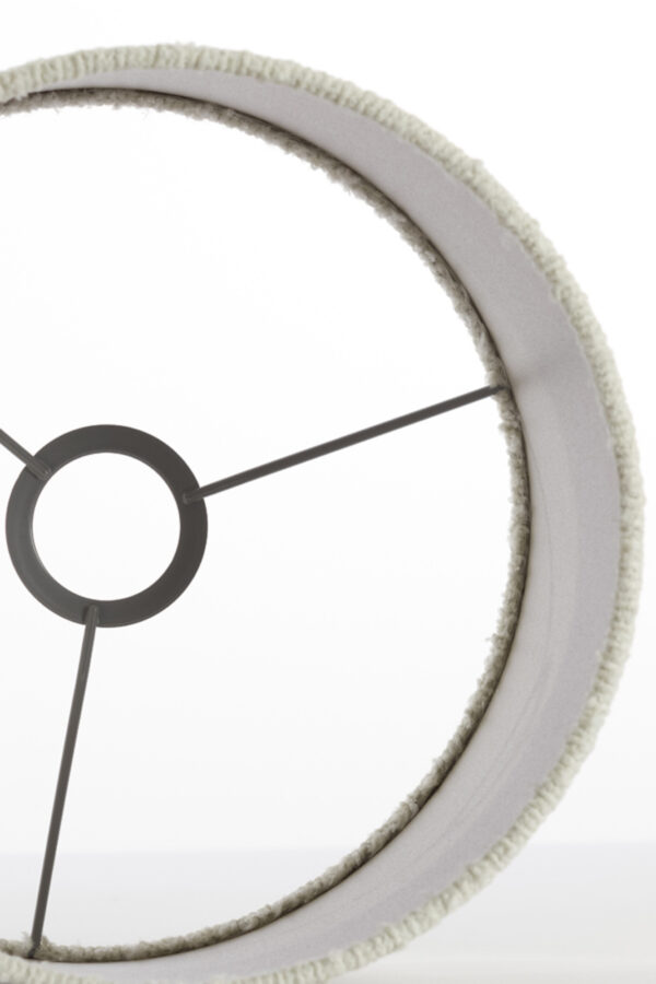 Cilindervormige witte lampenkap Light & Living Bolero - Ø 25 cm - Image 5