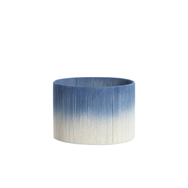 Blauwe ombré lampenkap cilindervormig Light & Living Tossa - Ø 30 cm