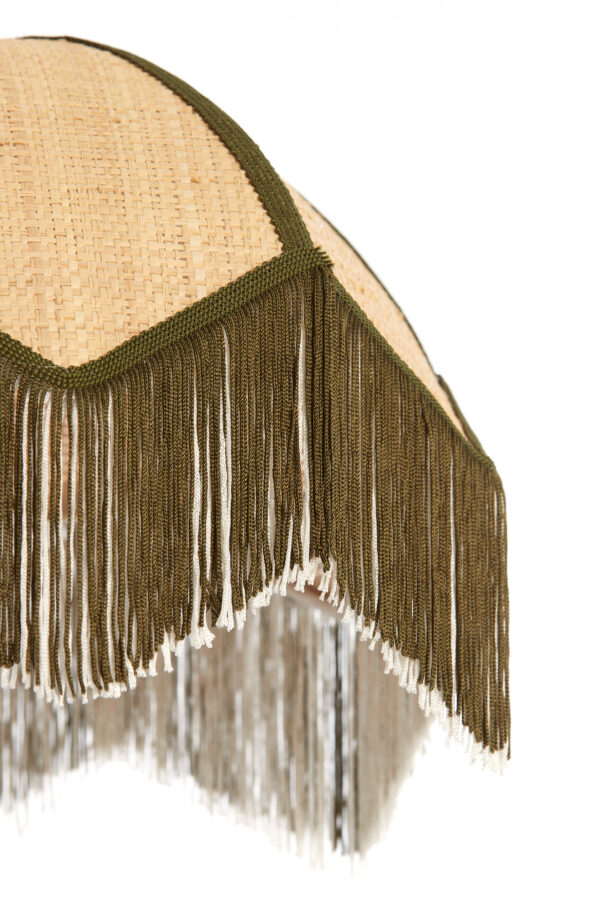 Rotan lampenkap met franjes Light & Living Sulina - Ø 35 cm - Image 3