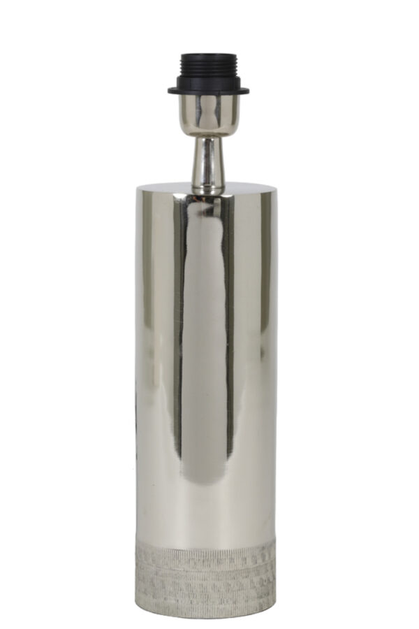 Zilveren cilindervormige lampvoet Light & Living Savi - H 33 cm - Image 2