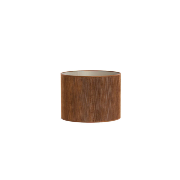Bruine cilindrische lampenkap voor thuis Light & Living Penny - Ø 25 cm