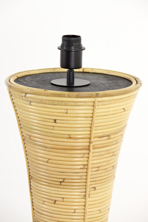 Rotan vaasvormige vloerlamp naturel Light & Living Bupak - H 145 cm - Image 3