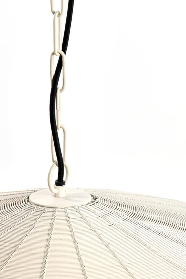 Hanglamp met linnen stoffen kap Light & Living Bahoto - Ø 60 cm - Image 6