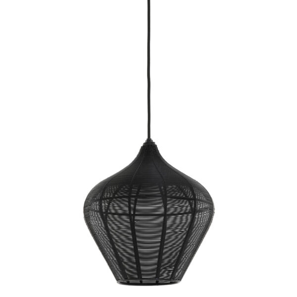 Zwarte draad hanglamp eigentijds Light & Living Alvaro - Ø 27 cm