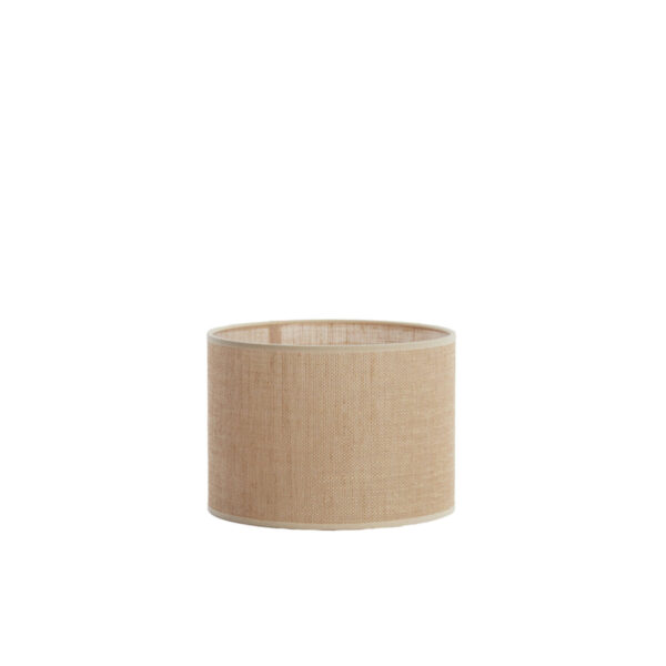 Beige cilindervormige lampenkap voor sfeerverlichting Light & Living Sendai - Ø 25 cm
