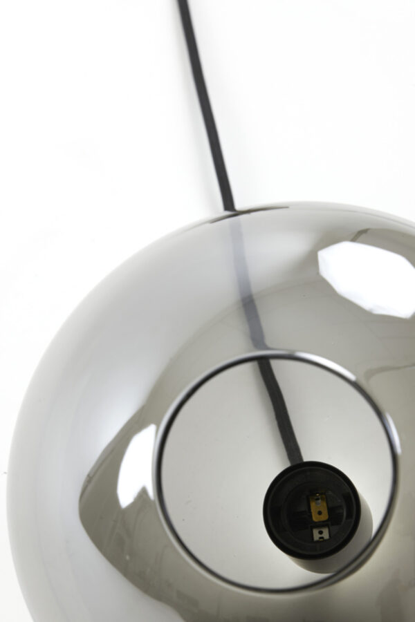 Bolvormige hanglamp van rookglas Light & Living Subar - Ø 25 cm - Image 7