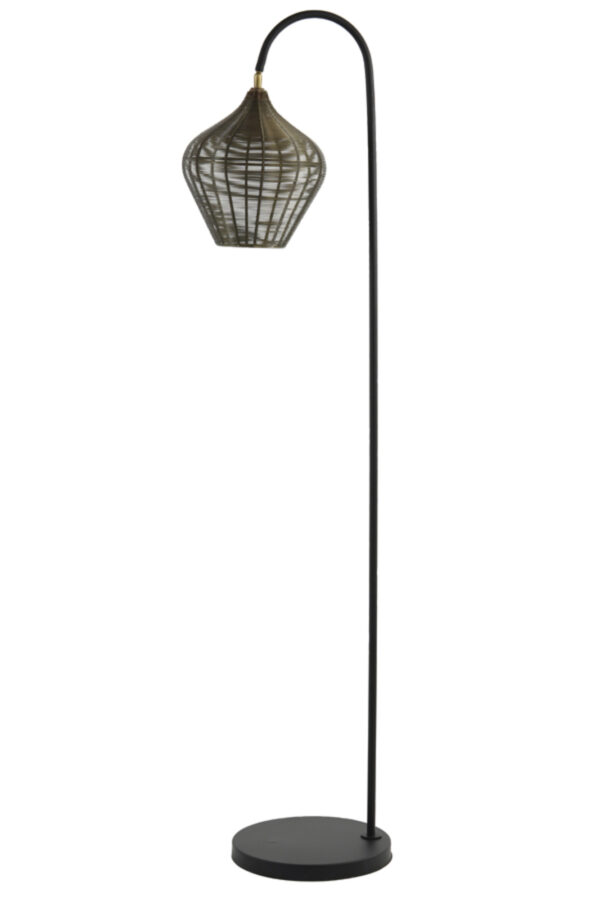 Rotan hanglamp metaal look Light & Living Alvaro - H 160 cm - Image 2