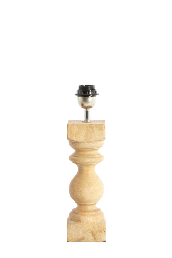 Decoratieve lampenvoet van hout Light & Living Cumani - H 36 cm - Image 2