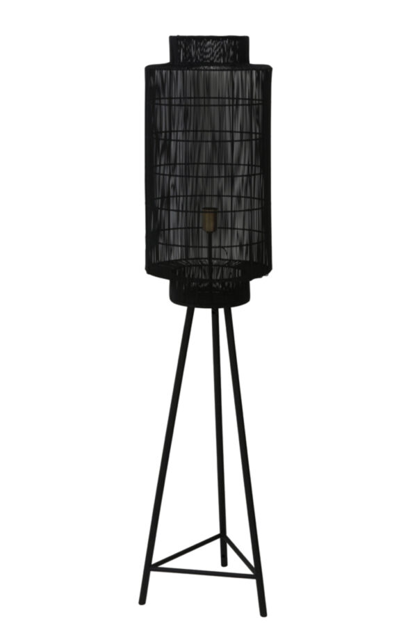 Zwarte vloerlamp op standaard Light & Living Gruaro – H 150 cm - Image 2