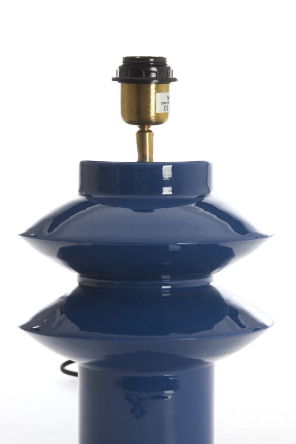 Blauwe keramische lampvoet Light & Living Petch - H 40 cm - Image 3