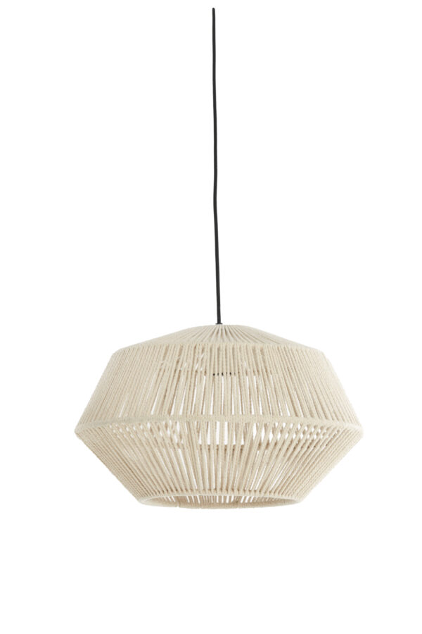 Licht beige draad hanglamp Light & Living Deya - Ø 40 cm - Image 2