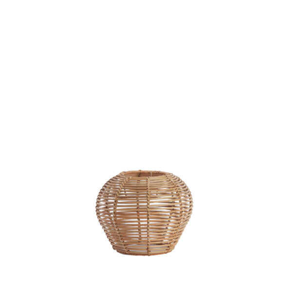 Rotan lampenkap naturel rond Light & Living Latvia - Ø 23 cm