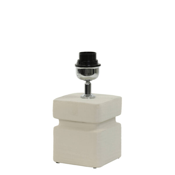 Witte lampenvoet klassiek Light & Living Amta - H 24,5 cm