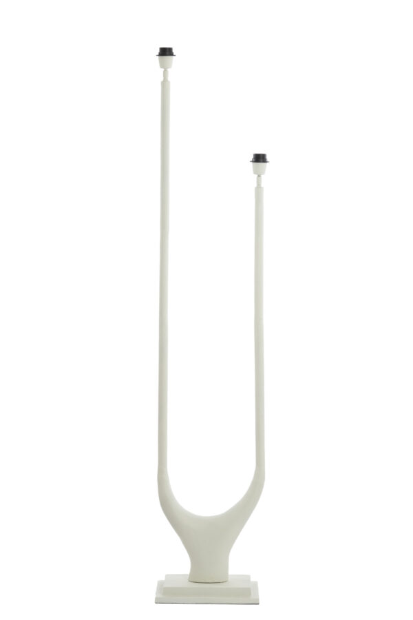 Witte twee breede lampenvoet Light & Living Gavi - H 149 cm - Image 2