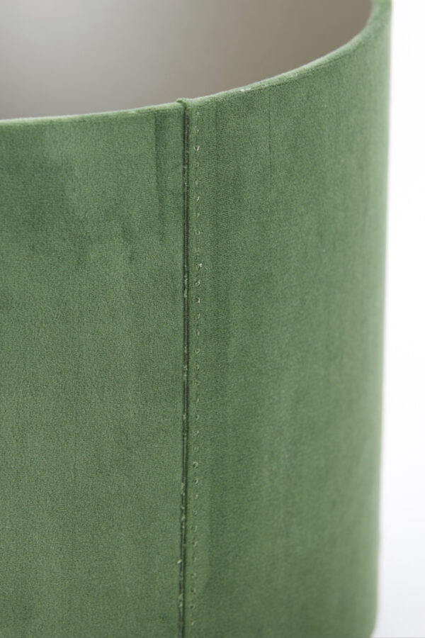 Groene stof lampenkap in cilindervorm Light & Living Velours - Ø 30 cm - Image 6