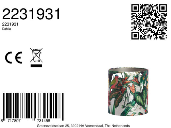 Lampenkap tropisch patroon Light & Living Dahlia - Ø 30 cm - Image 8
