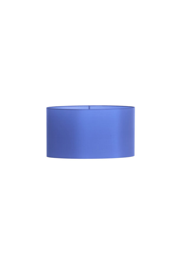 Kleurige cilindervormige lampenkap in blauw Light & Living Paradox - H 25 cm - Image 2