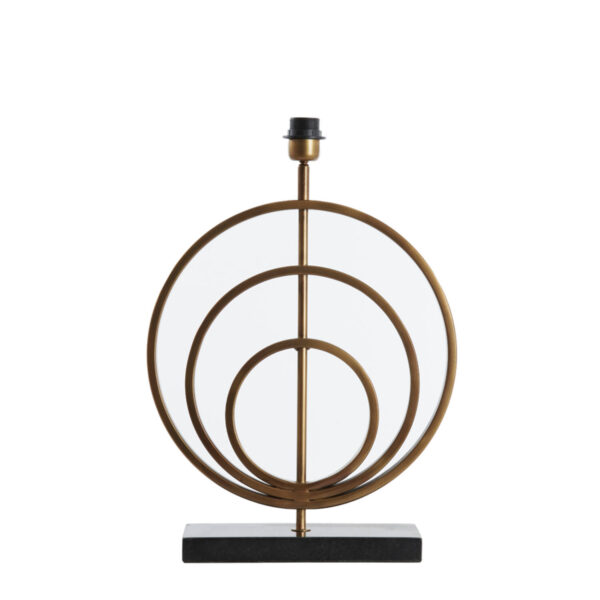 Gouden ronde lampenvoet Light & Living Cassel - H 50 cm