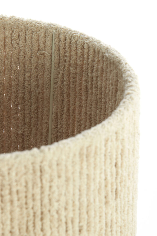 Geribbelde beige lampenkap Light & Living Medana - Ø 20 cm - Image 6