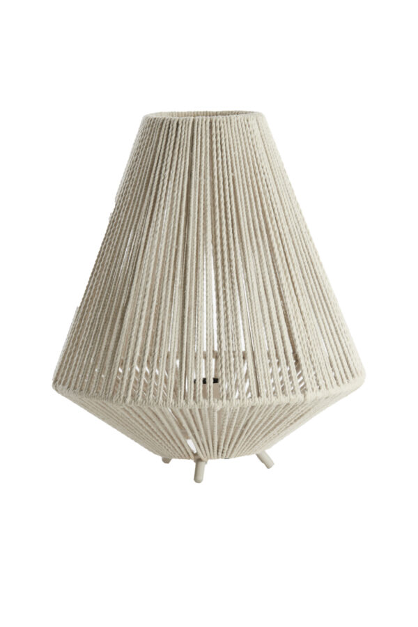 Tafellamp Light & Living Felida in beige touwdesign – H 40 cm - Image 2