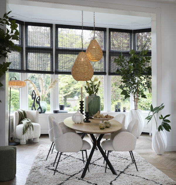 Druppelvormige houten kralen hanglamp Light & Living Kabinda - Ø 40 cm - Image 4