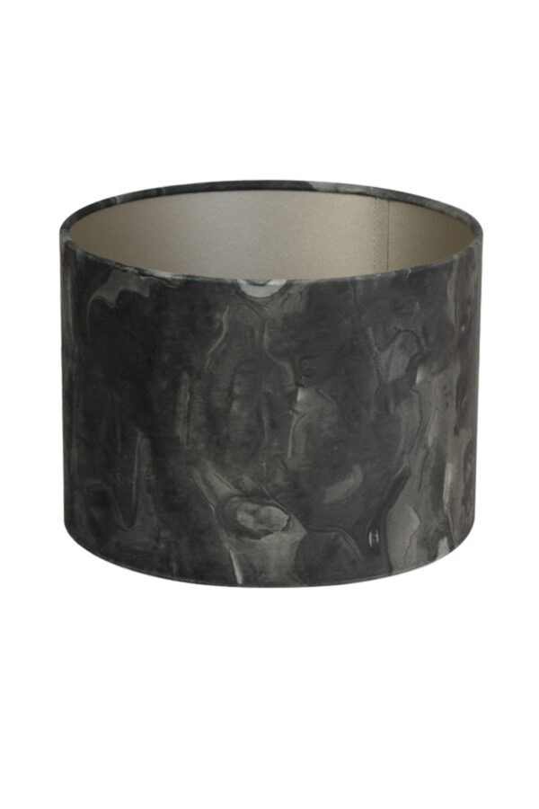 Zwarte cilindervormige lampenkap voor jouw interieur Light & Living Marble - Ø 40 cm - Image 3