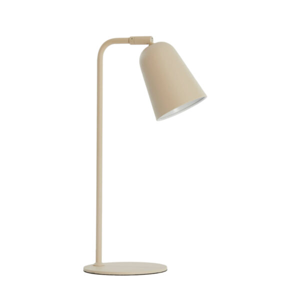 Beige tafellamp moderne stijl Light & Living Salomo - H 47 cm