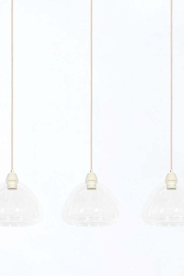 Stijlvolle hanglamp met glazen kappen Light & Living Bisho - B 94 cm - Image 3