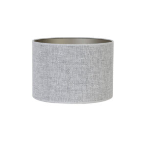 Cilindervormige lampenkap in grijs stof Light & Living Saverna - Ø 25 cm