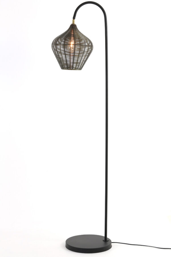 Rotan hanglamp metaal look Light & Living Alvaro - H 160 cm - Image 6
