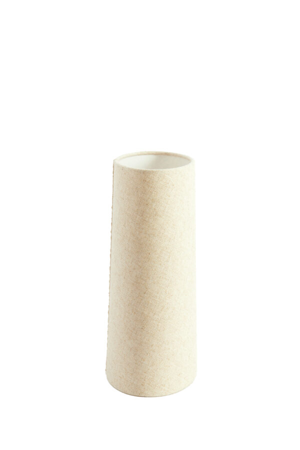 Beige stof lampenkap in cilinder vorm Light & Living Livigno - H 33 cm - Image 5