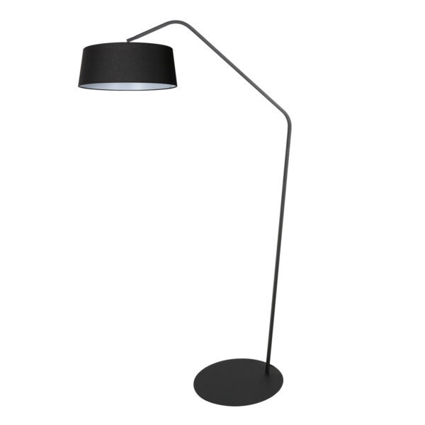 Trendy booglamp met conische zwarte kap Anne Lighting ZigZag - Image 2