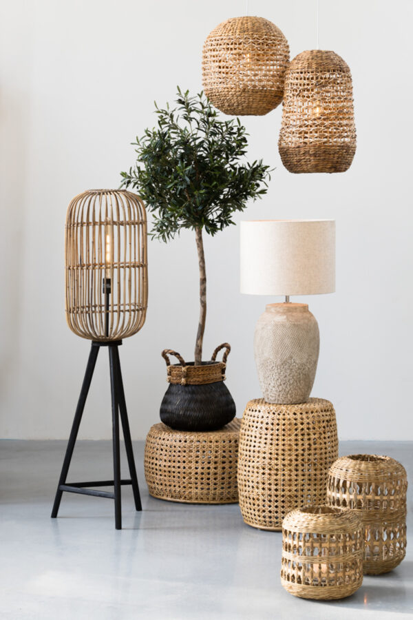 Rotan hanglamp in natuurlijke stijl Light & Living Tripoli - Ø 37,5 cm - Image 5