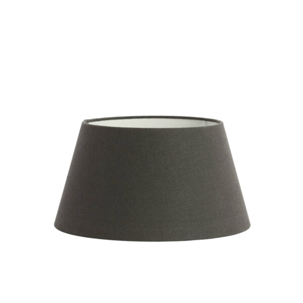 Zwarte conische lampenkap stof Light & Living Livigno - Ø 25 cm