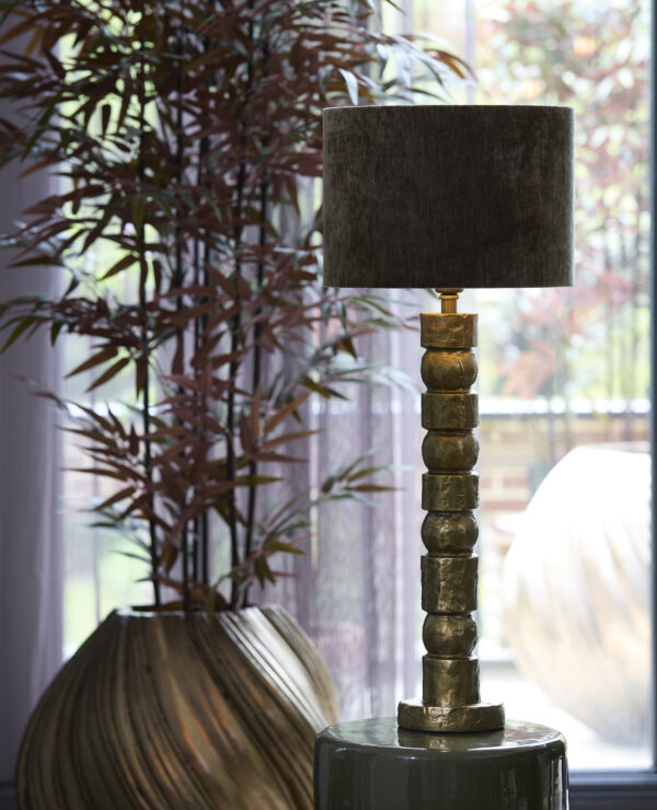 Gouden lampenvoet sculpturaal design Light & Living Akti - H 58 cm - Image 4