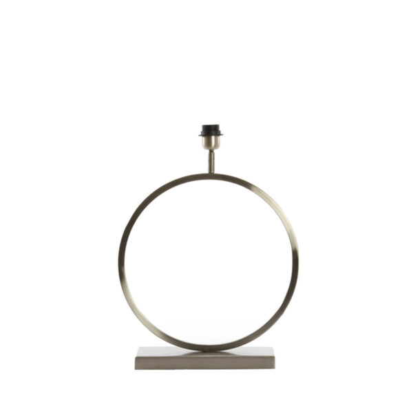 Modern metalen lampenvoet rond Light & Living Liva - H 52 cm