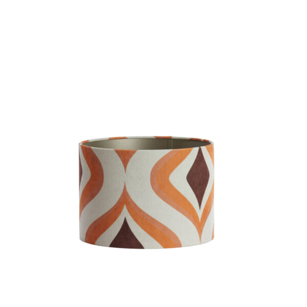 Retro stoffen lampenkap patroon Light & Living Cookie - Ø 30 cm