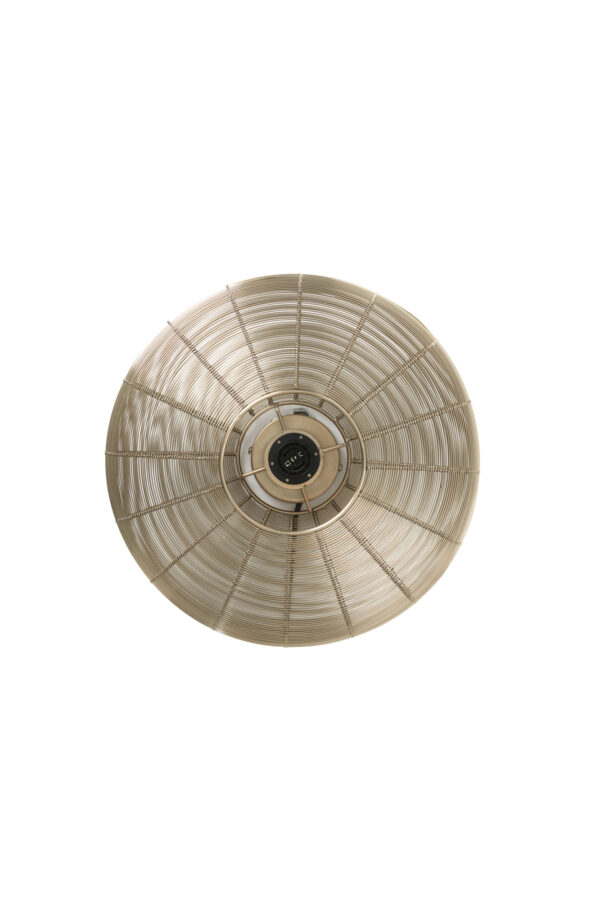 Cirkelvormige rieten hanglamp Light & Living Bahoto - B 40 cm - Image 2