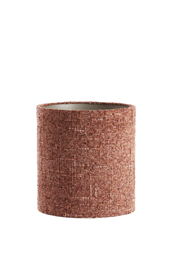 Terracotta cilindervormige lampenkap stof Light & Living Osire - Ø 30 cm - Image 2