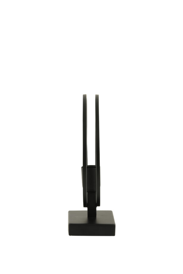 Zwarte metalen lamp basis Light & Living Rudra - H 30 cm - Image 7
