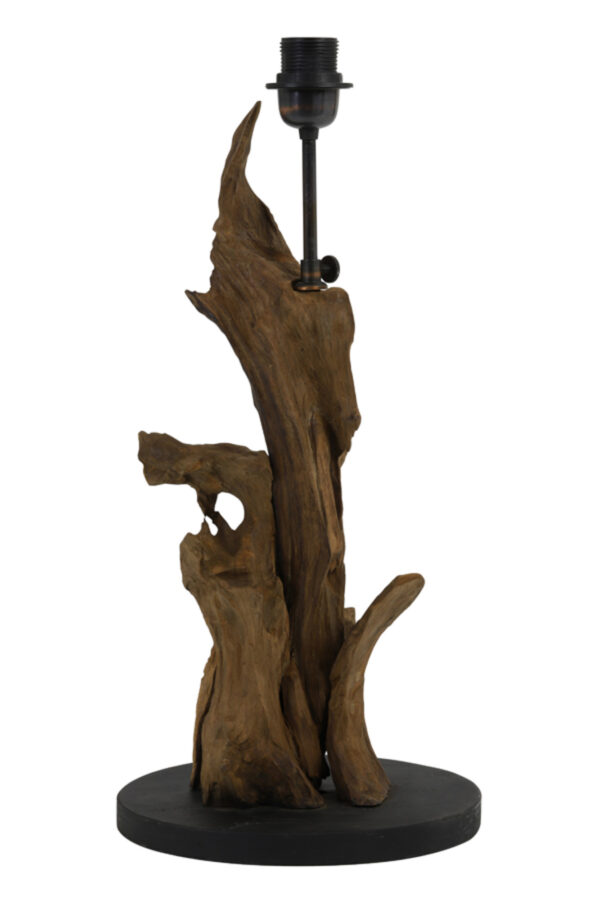 Houten lampenvoet decoratief design Light & Living Ikal - H 50 cm - Image 2